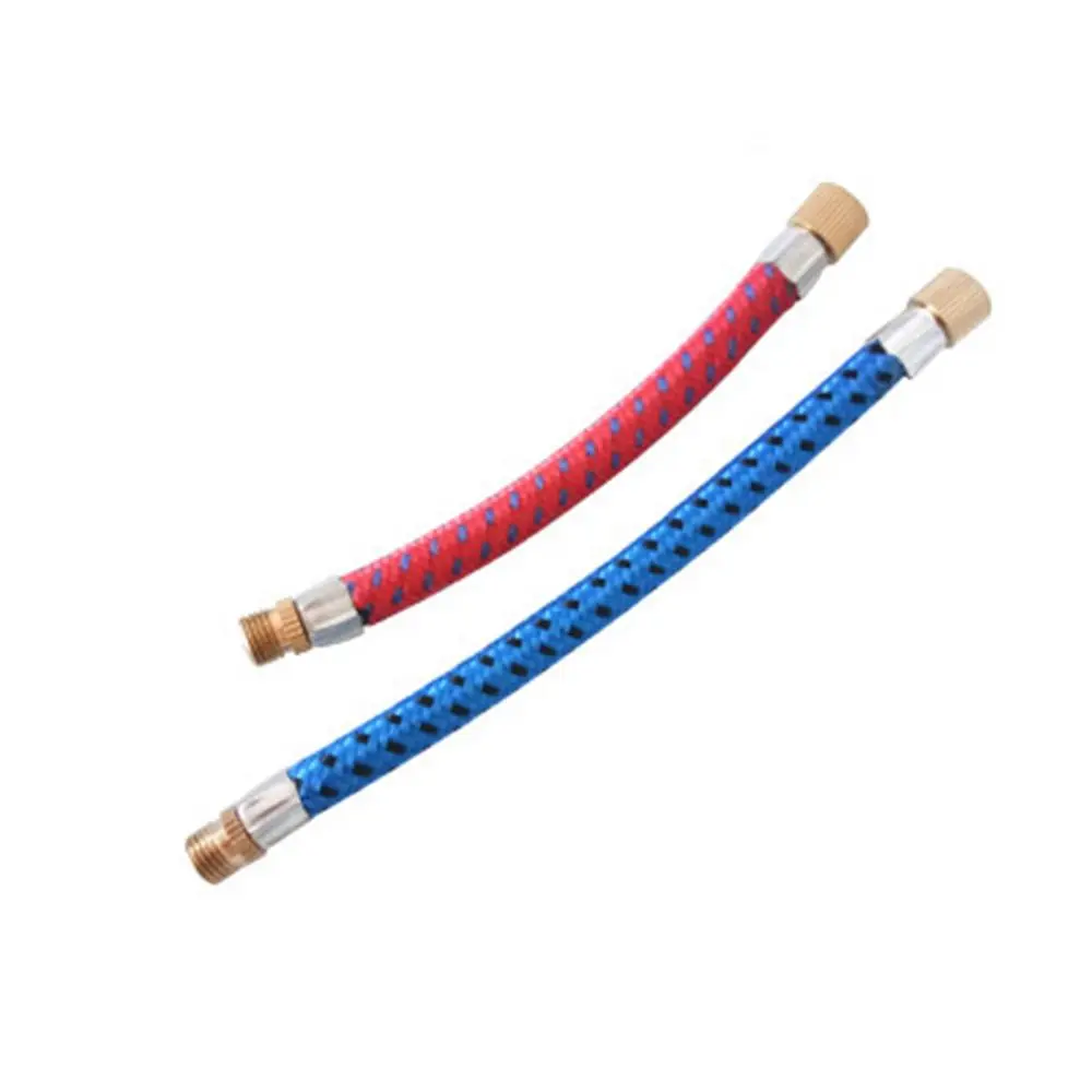 1Pc Pump Extension Hose Red//Blue Tube Pipe Cord Portable Bicycle Pumps Longer Use150Psi Schrader Bike Hose Adapter