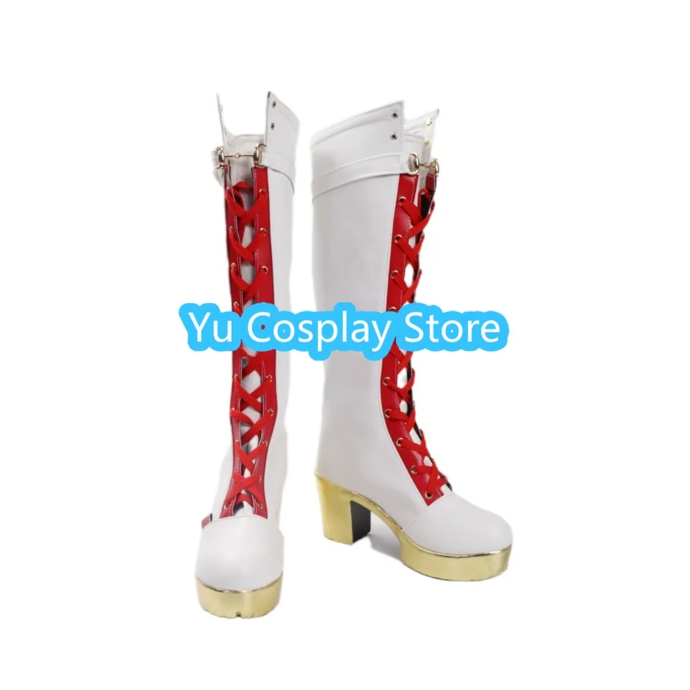 

Shoe Game Role Playing High Heels Boots Arknights Hanabi Halloween Carnival Party New Customization for Men and Women