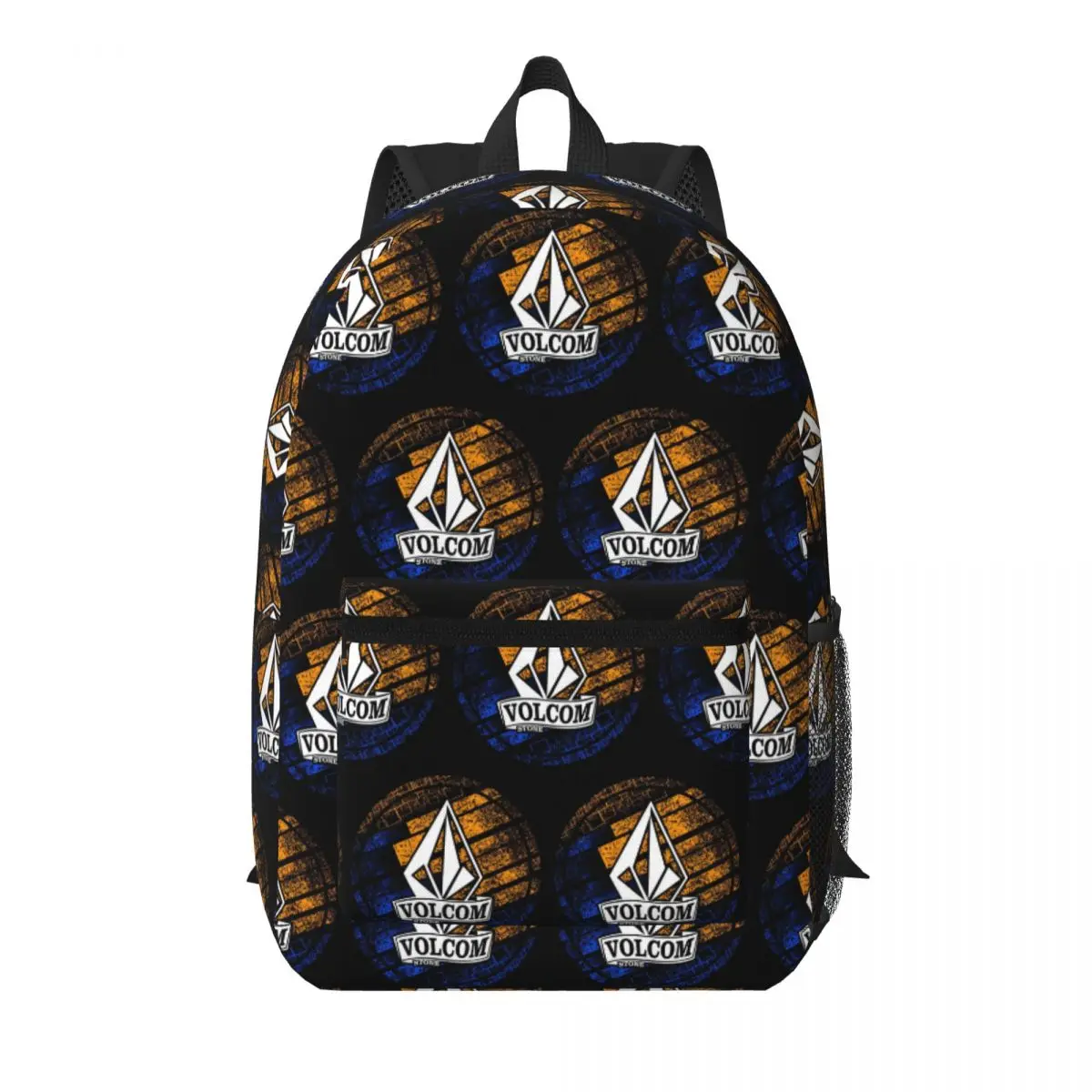 Half Diamond Volkom Student Backpack School Bag Hiking Travel Daypack for Boys Girls Bookbag Shoulder Bags