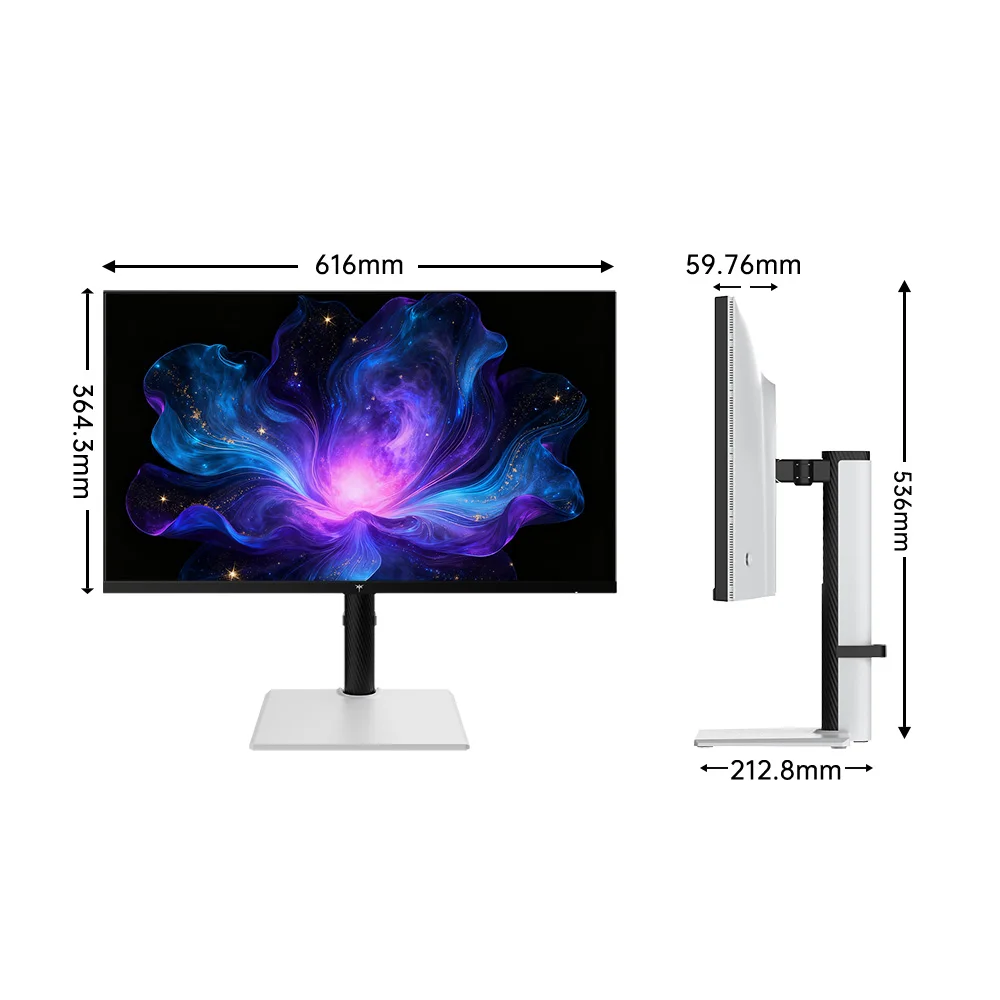 KTC H27T6 Gaming Monitor, 27 inch 2560*1440 Fast IPS Screen, 210Hz