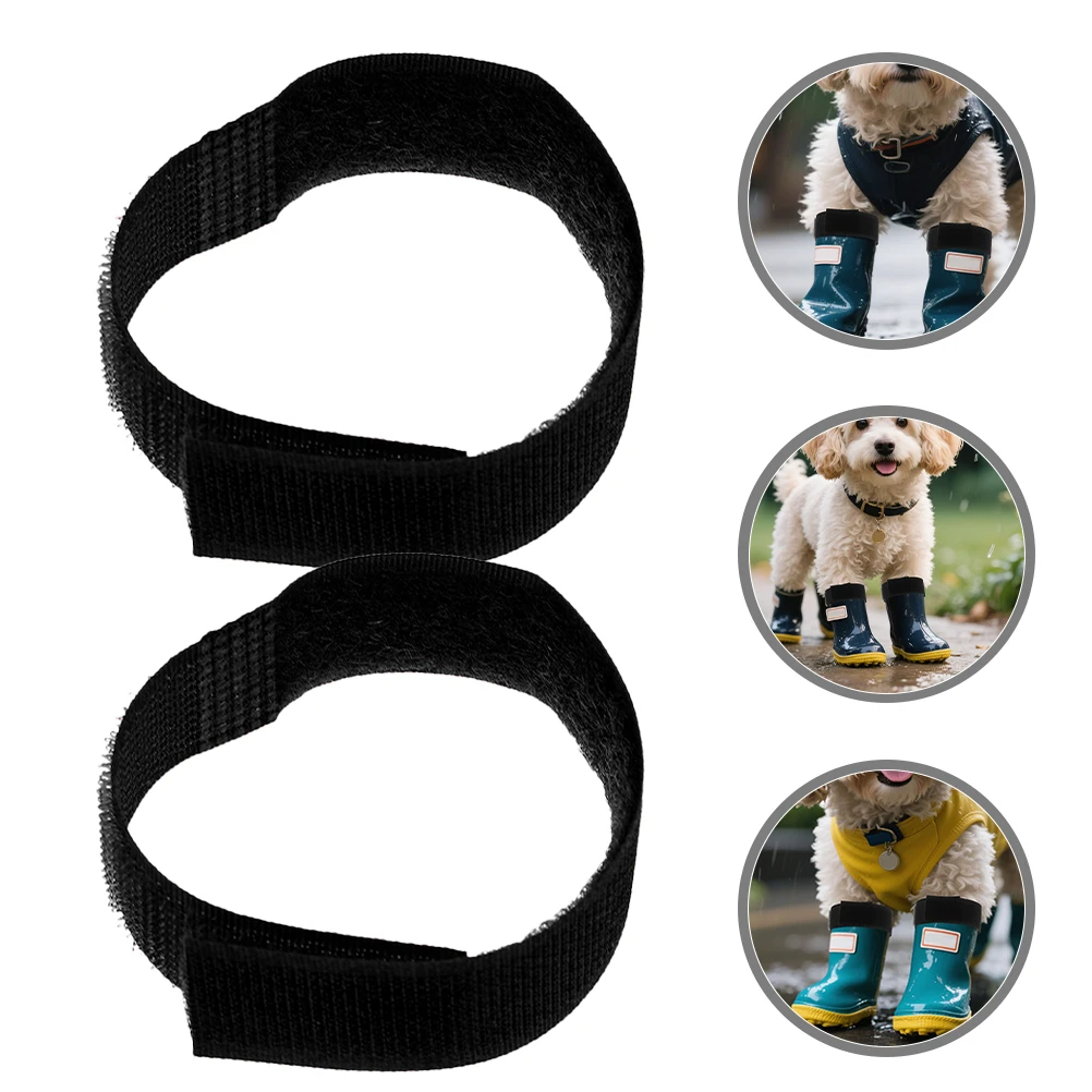 

20pcs Pet Rain Boot Straps Adjustable Non-Slip Dog Shoe Attachment For Outdoor Protection Replacement Fastening Accessories