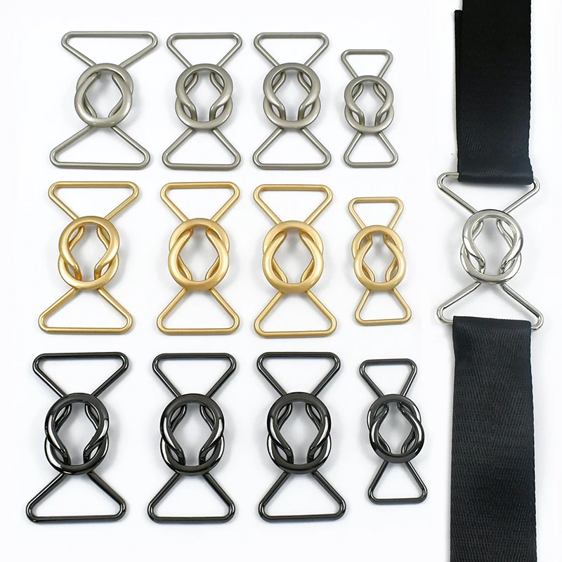 

2/5Pcs Meetee Metal Belt Buckles 20-40mm Woman Coat Waist Clasp Clip Down Jackets Decorative Buckle Sewing Garment Hook Hardware