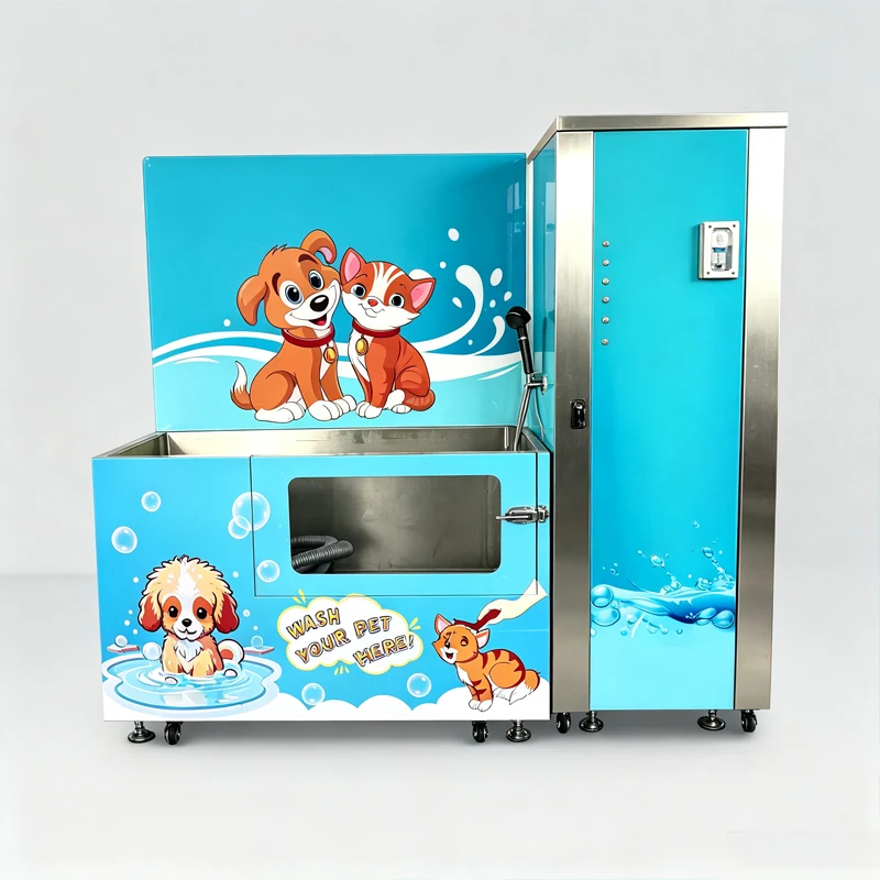 Self Service Pet Washing Machine 24H Unmanned Coin Operated Dog Wash Station Stainless Steel Pet Bathing Equipment Customized