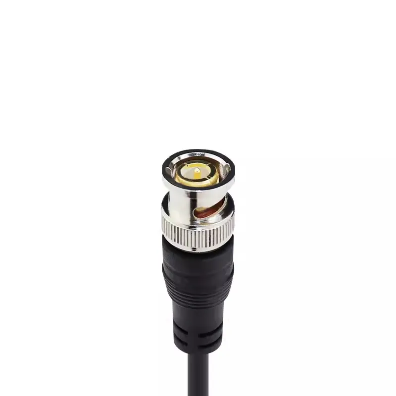 1pcs Monitor Video Bnc Cable Jumper Extension Cable Coaxial High Definition Cable Double Male To Male