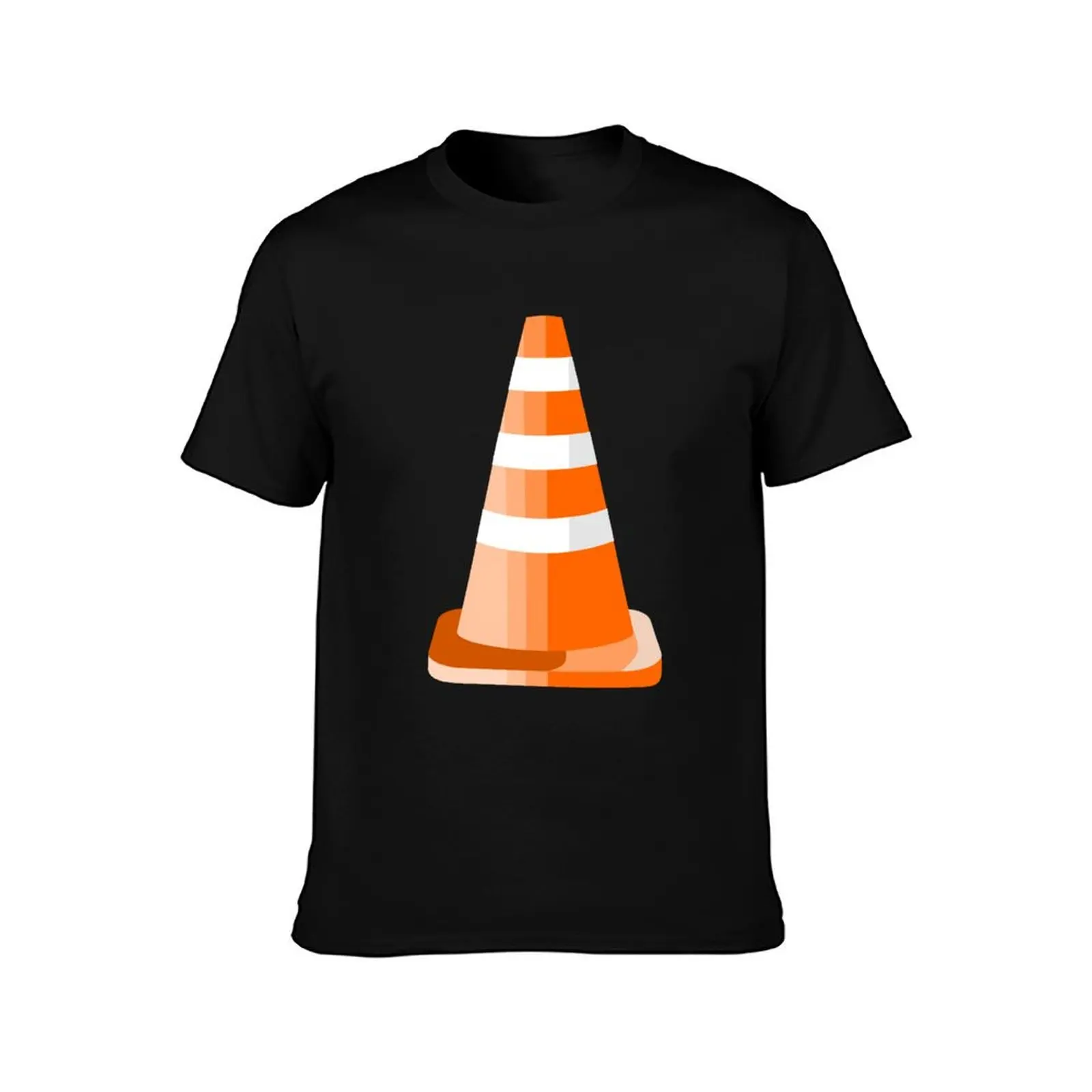 Road Cone Traffic Cone T-Shirt Novelty Print Casual Tee Shirt T-Shirt