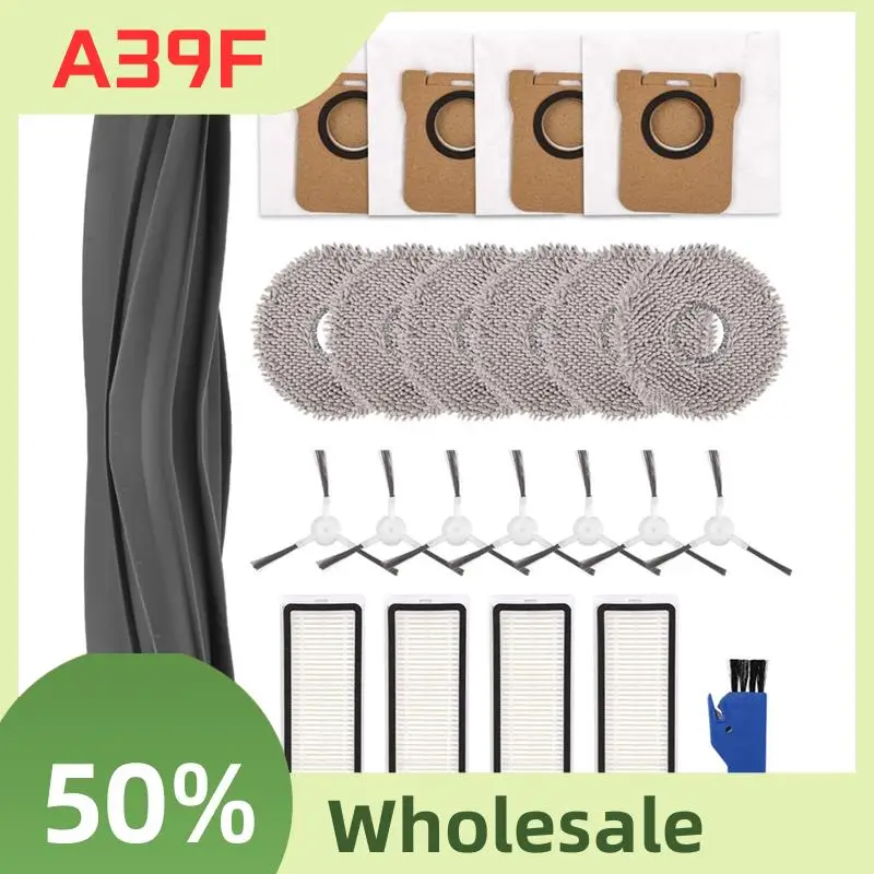 A39F العلوي ل Dreame L10S Ultra / L10 الترا جهاز آلي لتنظيف الأتربة فرشاة جانبية رئيسية مرشحات Hepa ممسحة منصات أكياس الغبار استبدال جزء