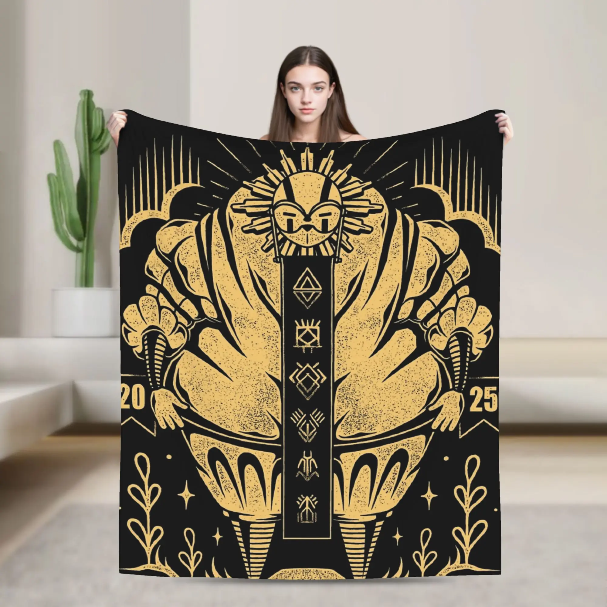 Clair Obscur Expedition 33 Game Plush Blanket Students  Flannel Throw Blanket For Bedroom Warm Bedspread Gift Idea