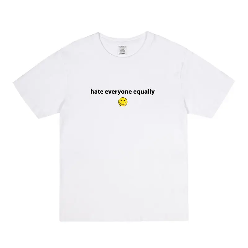 Американская драма Shameless Carl The Same Letter Smiley Face Футболка с короткими рукавами Осенняя мужская и женская свободная хлопковая повседневная футболка