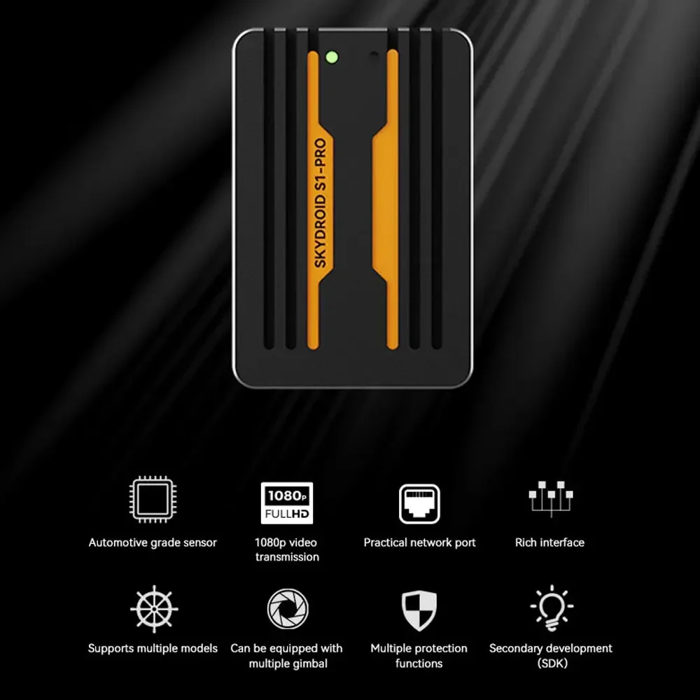 

Электрическая система управления Skydroid S1pro, 1080p HD, передача видео, многофункциональная светодиодная камера с дистанционным управлением для радиоуправляемого автомобиля, дрона