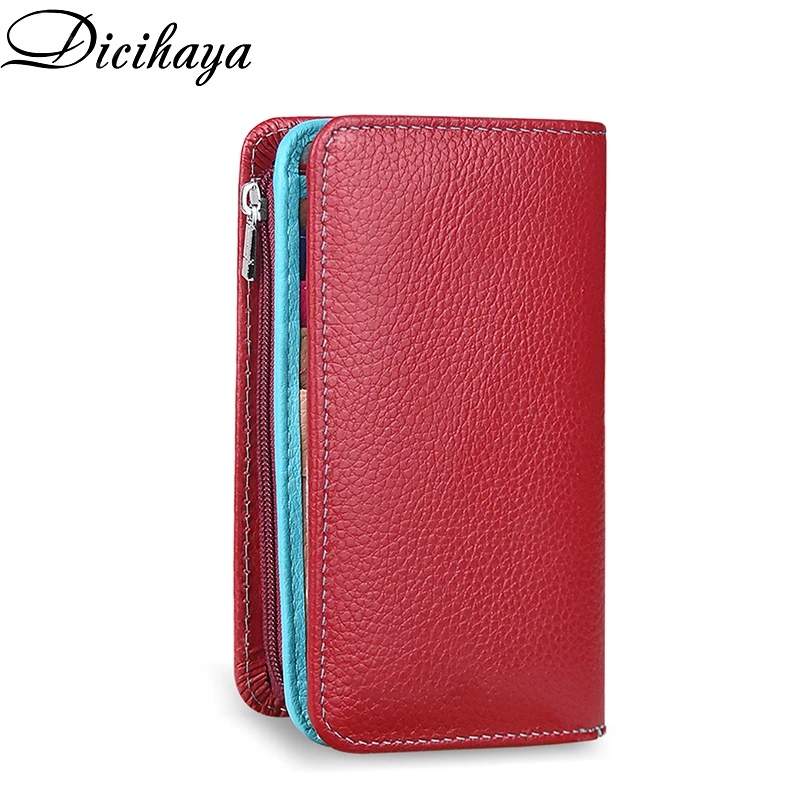 Genuine Leather Women Wallet Short Wallet Coin Cute Purse Women Color Small Purses for Women Luxury Designer