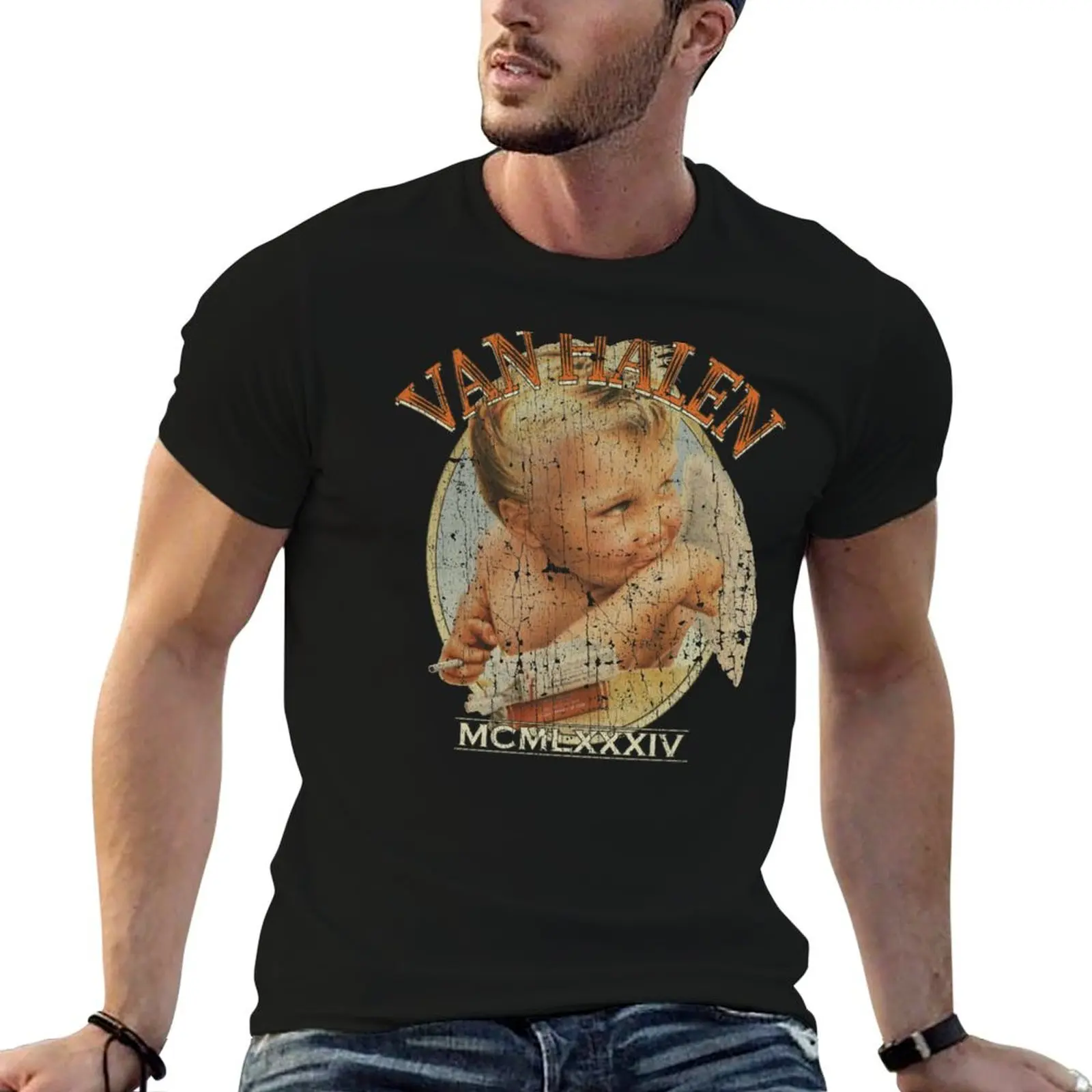 

VH Angel 1984 T-Shirt men t shirt cotton 100% t shirts cotton 100% cotton t shirt man T-Shirt