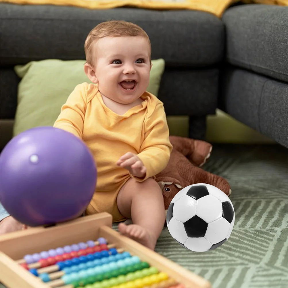 DIYペイント ブラックホワイト サッカーボール 8インチ ソフトプラスチック 子供の創造性を育む サッカー 幼児 パーティー サッカーボール トルクボール