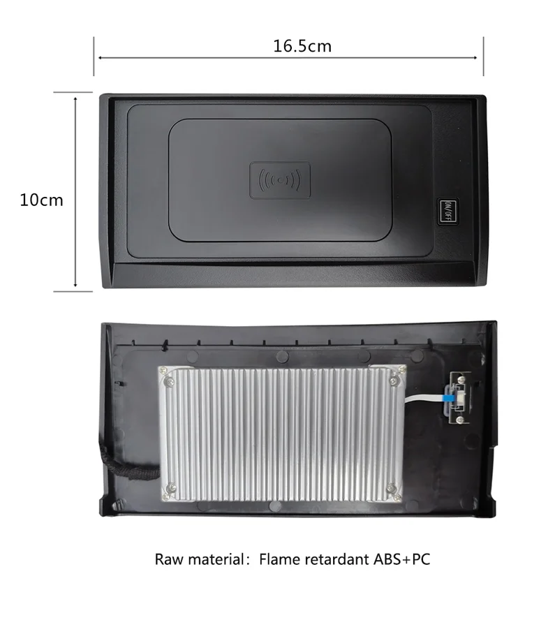 Cargador inalámbrico para Toyota Fortuner 2015-2022 - Almohadilla de carga rápida para accesorios de modelos SUV