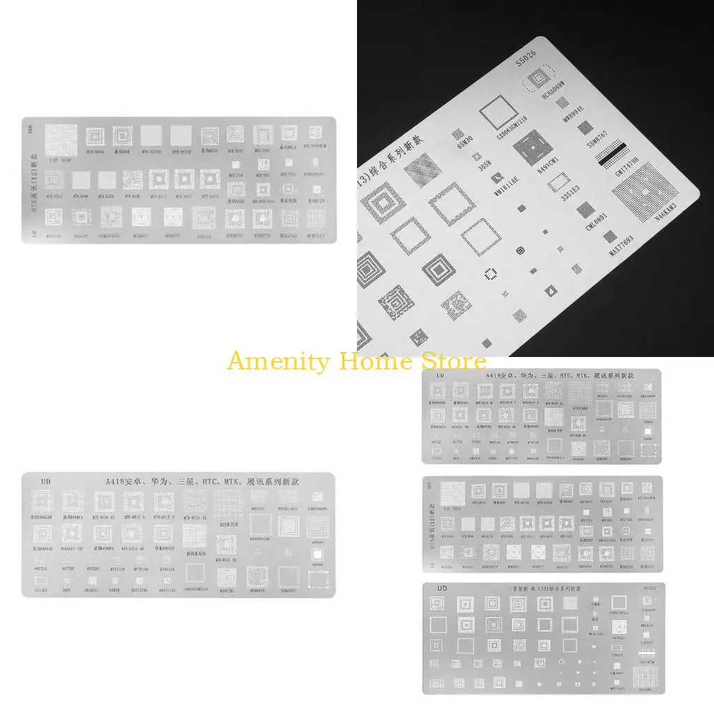 

F26C 3 шт., универсальный набор трафаретов для реболлинга BGA для MTK, Android