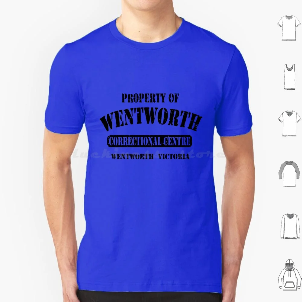 Property Of Wentworth Prison T Shirt Cotton Men Women DIY Print Wentworth Prison Correctional Centre Inmate Jail Institution
