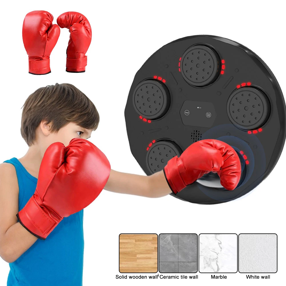 

Музыкальный боксерский автомат, тренировочная машина по мишеням по боксу, интеллектуальная боксерская мишень для детей и взрослых