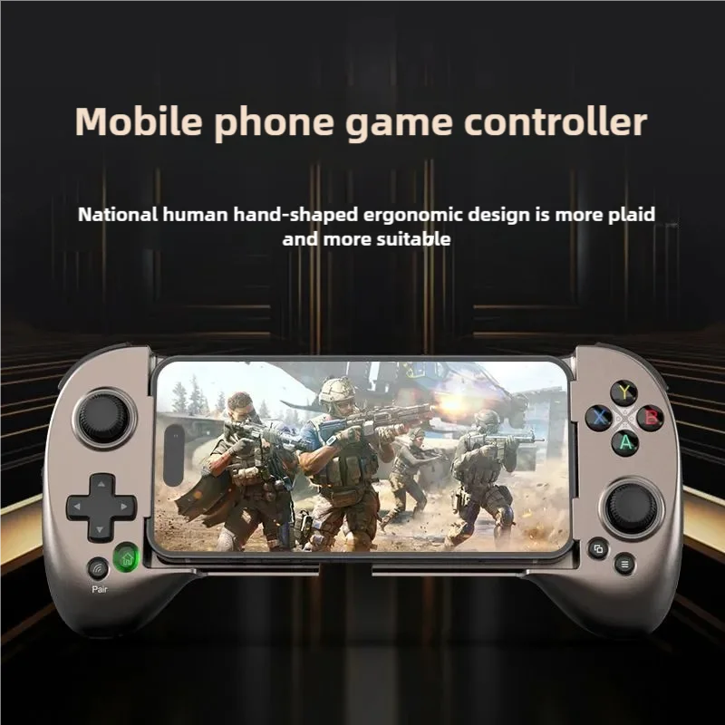 ShanWan 2025 New Gamepad Bluetooth Gaming Controller For IOS/Android Smartphone Joypad With Hall Trigger Rotary Joystick For PC