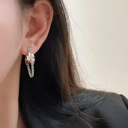 BF CLUB 925 Sterling Silver Vintage Earrings For Women Tassel ChainTrendy Earring Jewelry Prevent Allergy Party Accessories Gift