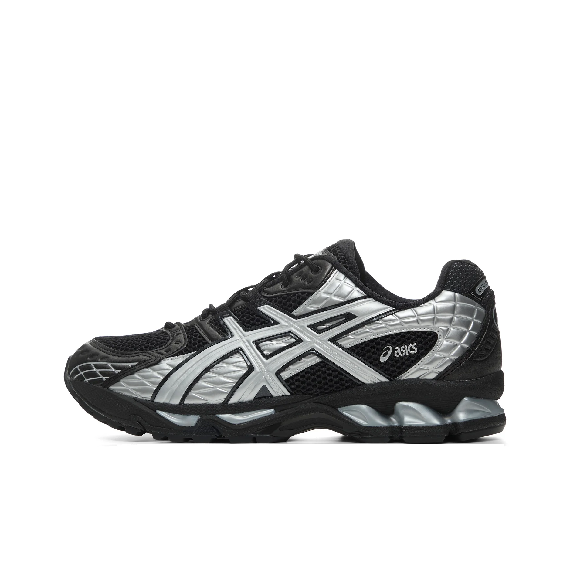 

Asics Gel Nimbus 10,1 Амортизация, поддержка стопы, низкий верх, повседневная обувь, унисекс, Liquid Black Silver, 1203A929-001