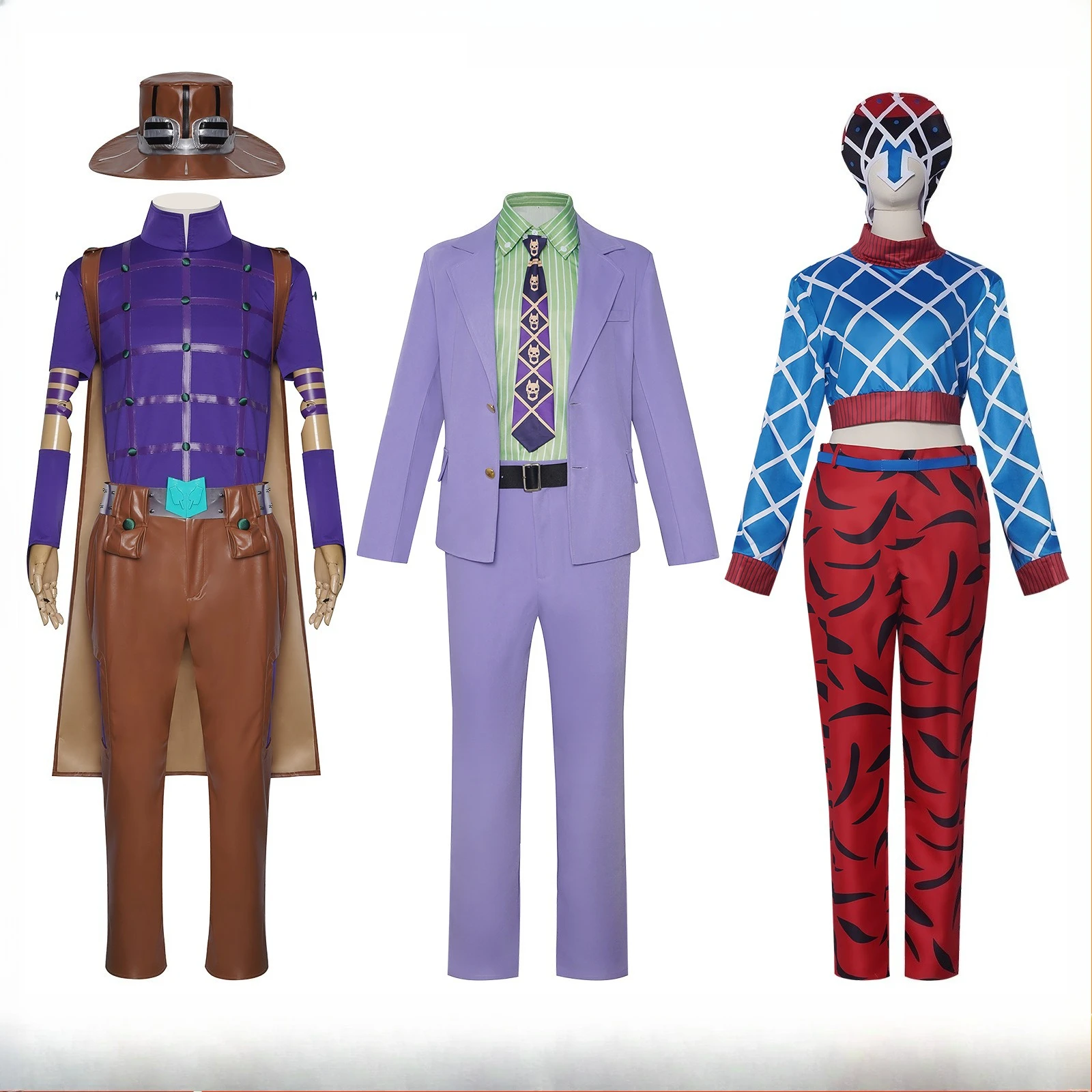 

JoJo's Bizarre Adventure Gyro Zeppeli Halloween Cosplay Costume 2D Alternative Stage Performance Outfit Anime and Manga