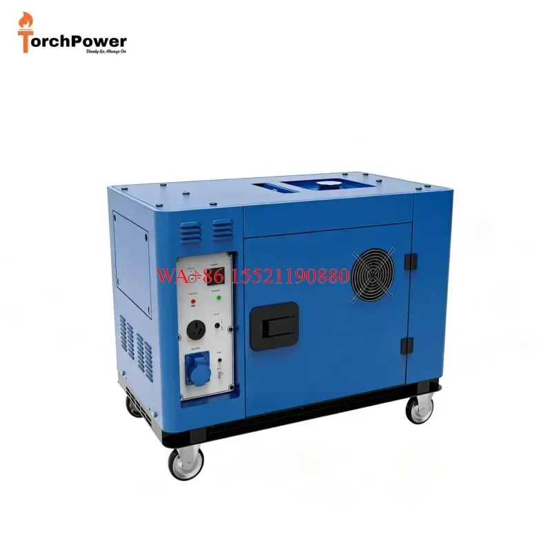 WMWMNU for High Performance 10KW Small Diesel Generator Water Cooled Super Silent Soundproof Mobile Diesel Generator Sets
