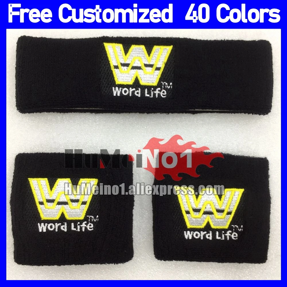 3pcs/Set HOT Sweatband Headband Elastic Sport Wristband Gym Brace Support Sweat Band Tennis Volleyball Wrist Wrestling Protector