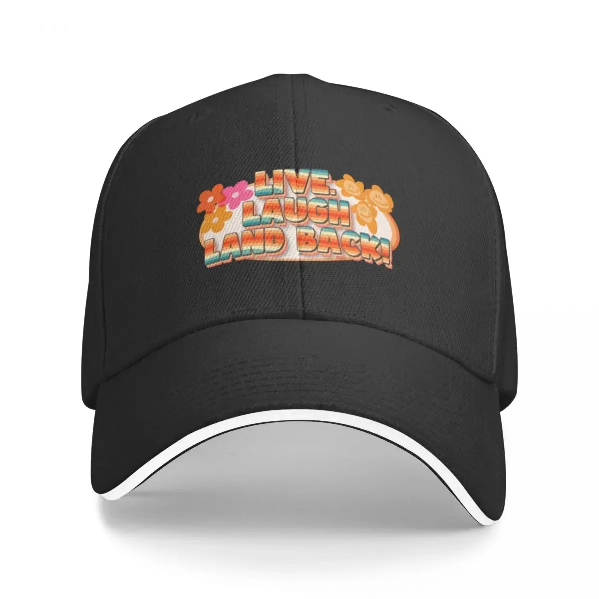 Live.love.land back 70's style Baseball Cap party Hat Thermal Visor Gentleman Hat Girl Men's