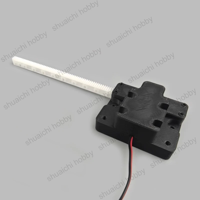1PCS 3-5V Motore Push-Pull a Movimento Alternativo con Cavo di Alimentazione 96mm-Corsa Ingranaggio Push Rod per Robot RC Modello di Aereo Parti FAI DA TE