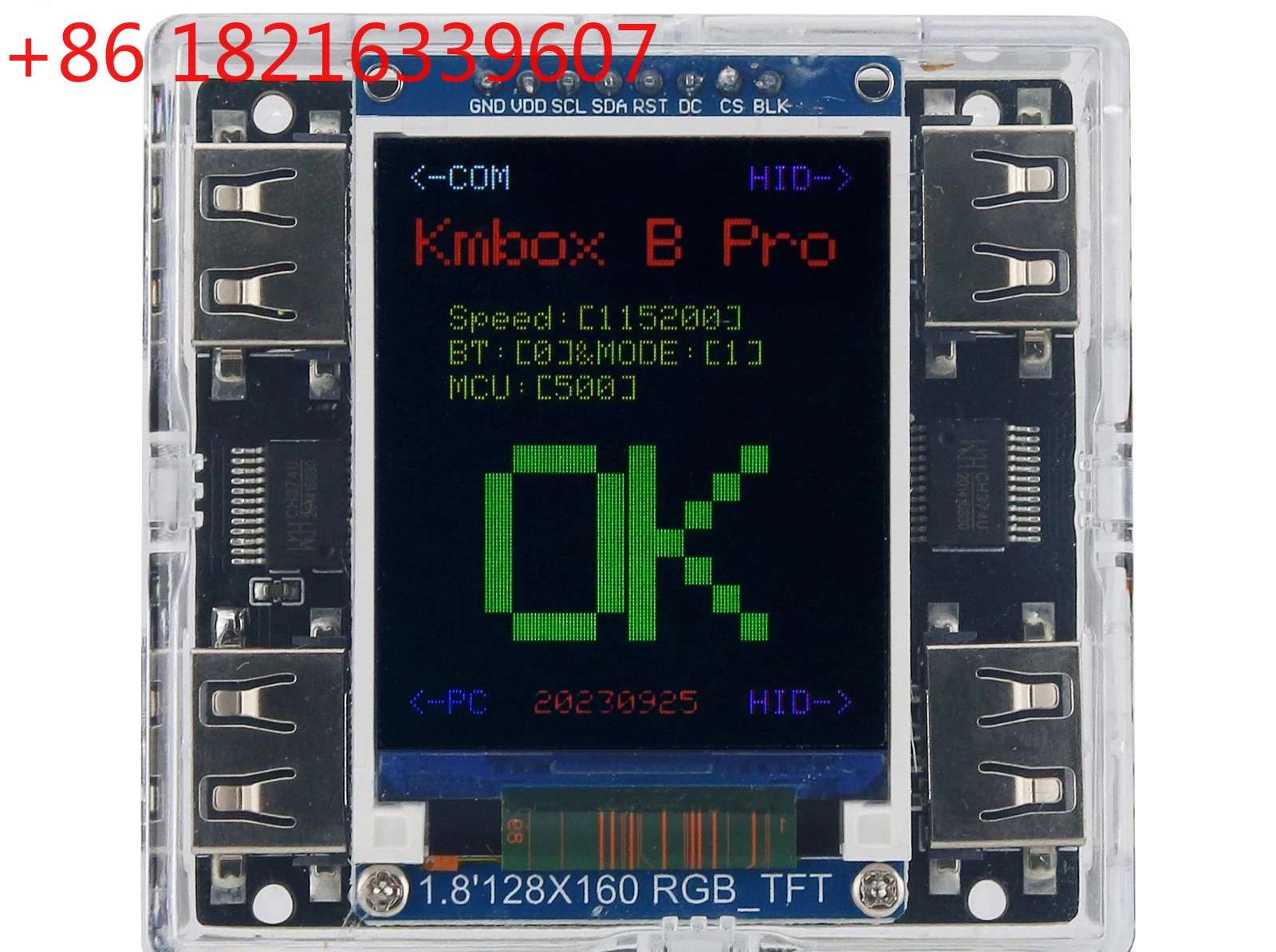 TAO Kmbox B+Pro key mouse controller AI auxiliary support dual USB press gun key mouse handle In Stock！
