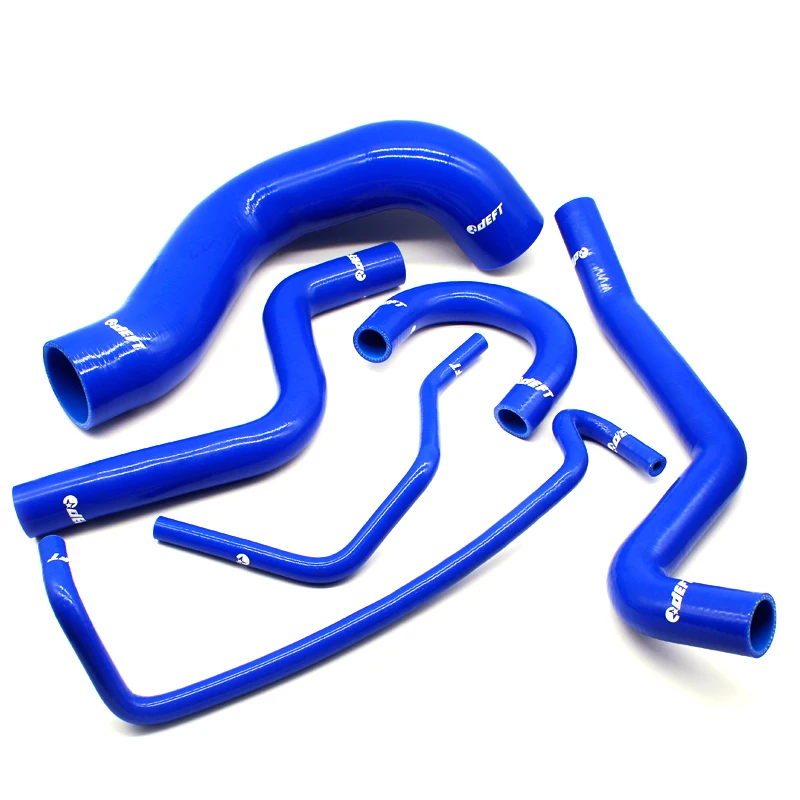 Auto Silicone Radiator Hose Kit for Ford Mustang 2.3 T 2015 2016 Silicone Hose Car Accessories 4.5mm Thickness