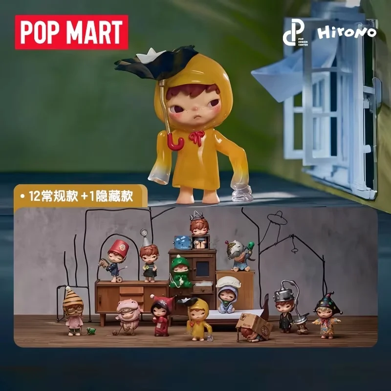 Original Bestseller POP MART Hirono Echo Serie Blind Box Figurine Mystery Box Niedliche Puppe Schreibtisch-Deko Sammlerstück Modell Geschenk