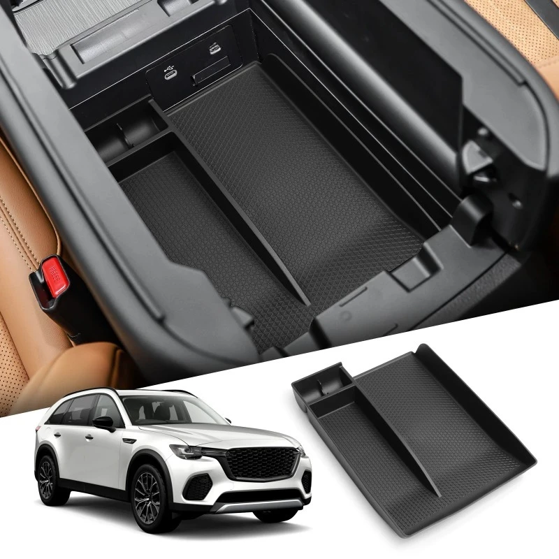 for Mazda CX-90 CX90/CX-70 CX80 2024-2025 Center Console Armrest Storage Box Interior Accessories Car Storage Box Organizer Tray
