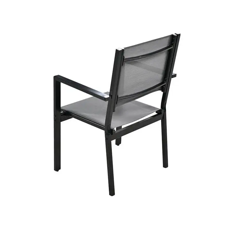 Durable Steel Outdoor Table and Chair Set for Patio, Balcony, and Backyard Use