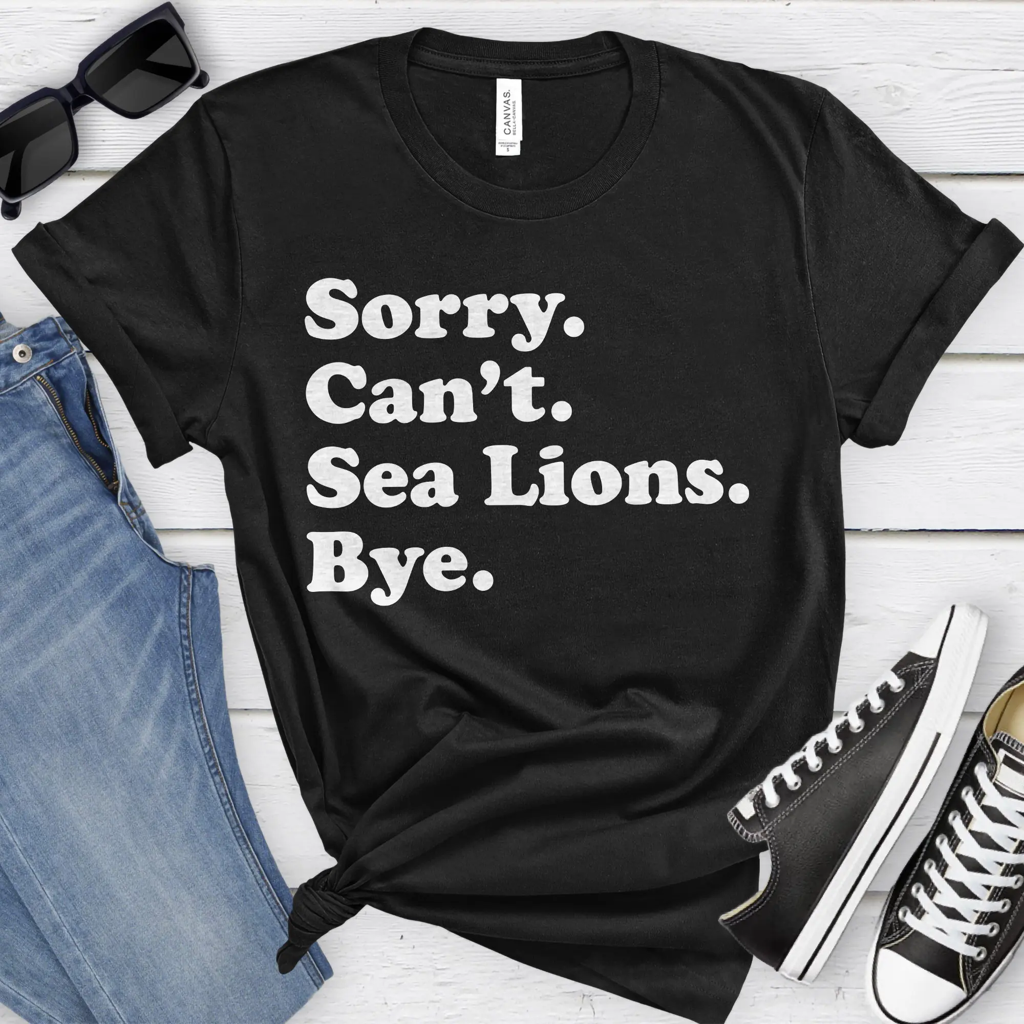 Funny Sea Lion Lover T Shirt Lions For Men Or Women I Love Sarcastic