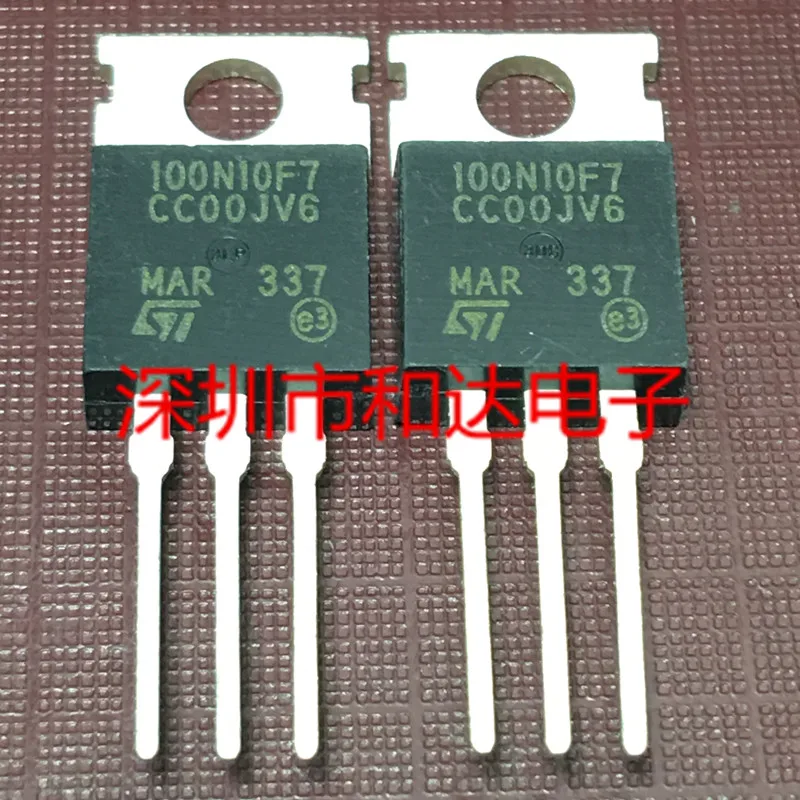 5PCS-10PCS STP100N10F7 100N10F7 MOS TO-220สต็อกเดิมใหม่