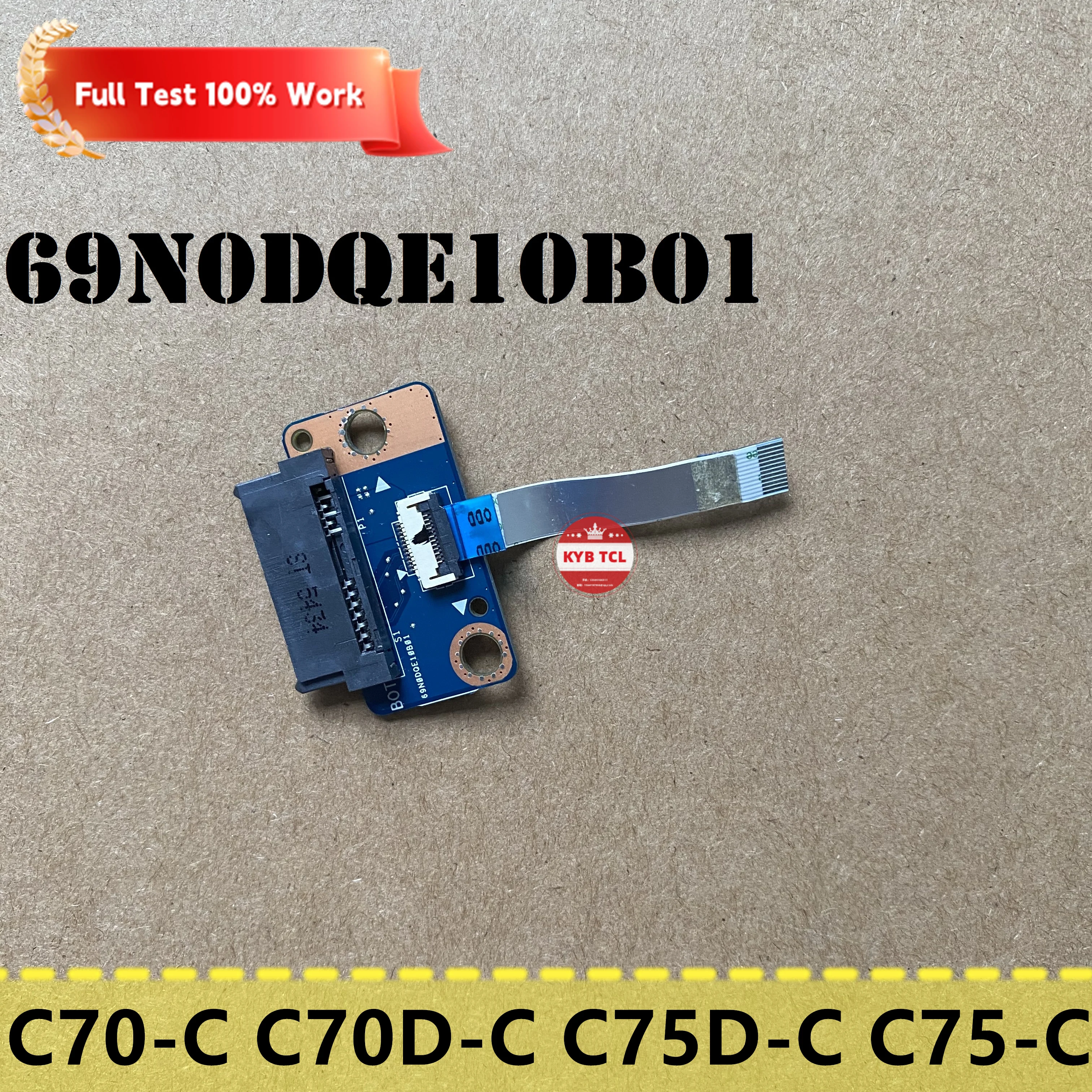 Para Toshiba Satellite C70D-C C70-C C75-C C75D-C Laptop DVD Drive Conector Sata Ou LED Board Ou cabo Ou Pcb USB Lan Card Board 69N0DQD10801 14749504-00020 69N0DQE10B01