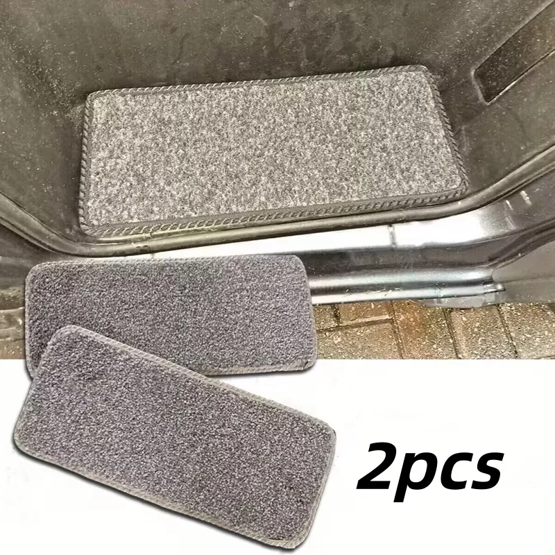 2pcs Step Mats Cab Door Step Mat RV Stair Pad Backing Design Non-Slip For Fiat Ducato Citroen Relay Peugeot Boxer Motorhome
