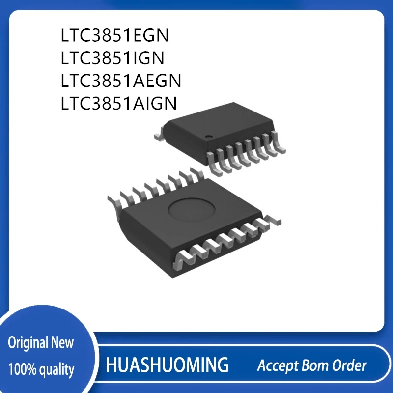 5Pcs/Lot LTC3851 LTC3851EGN LTC3851IGN LTC3851AEGN LTC3851AIGN SSOP16