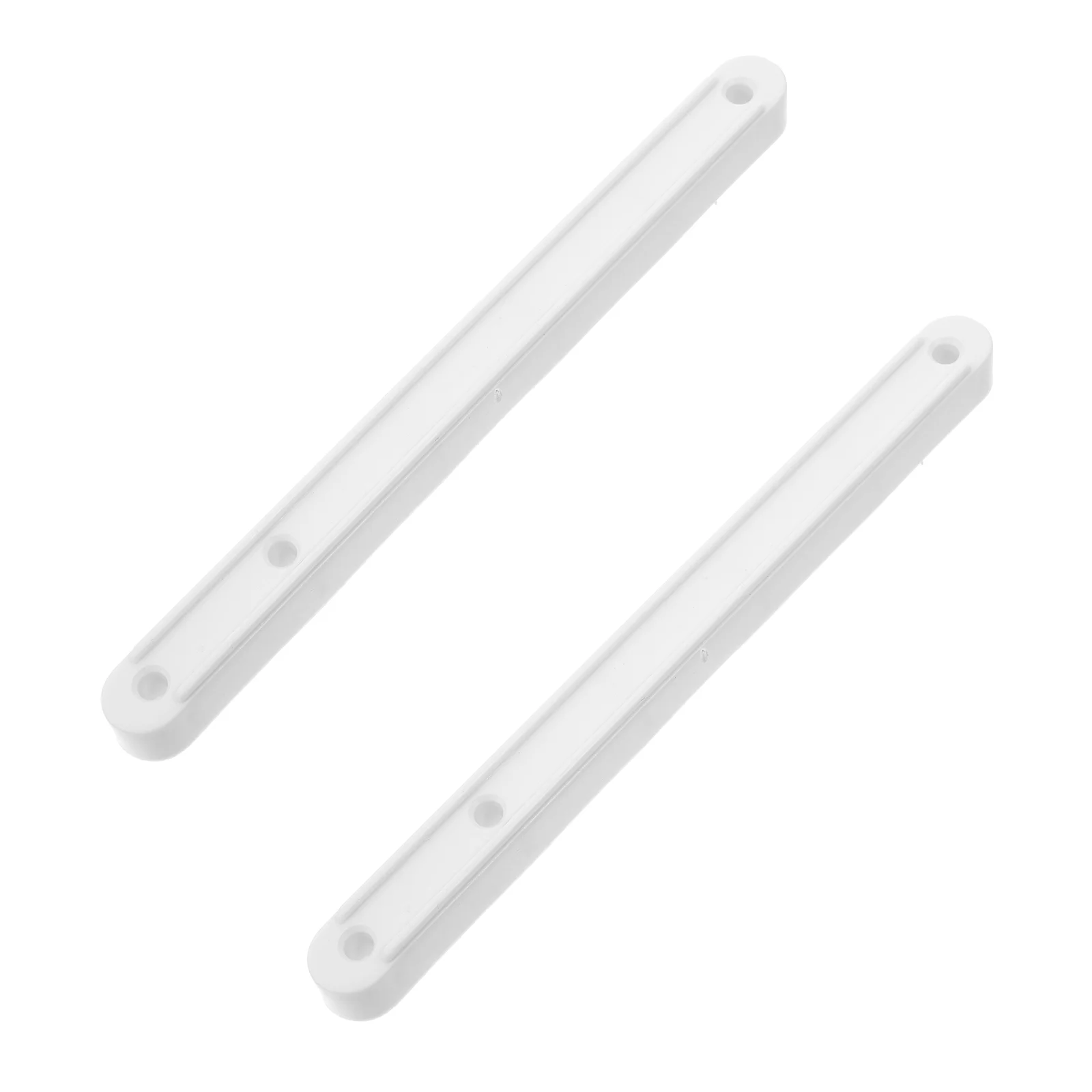 2 Pcs Drawer Mount Slides Dressing Table Glides and Dresser Plastic Guide