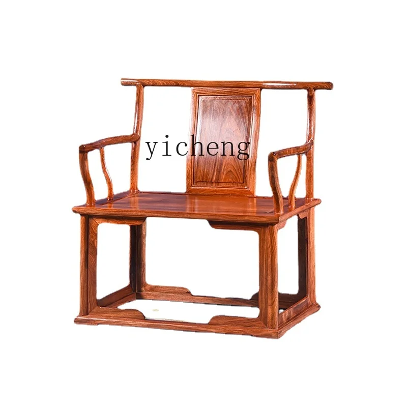 Yy Rosewood Buddha Chair Rosewood Offical Hat Chair Chinese Style South Palace Chair Leisure Armchair