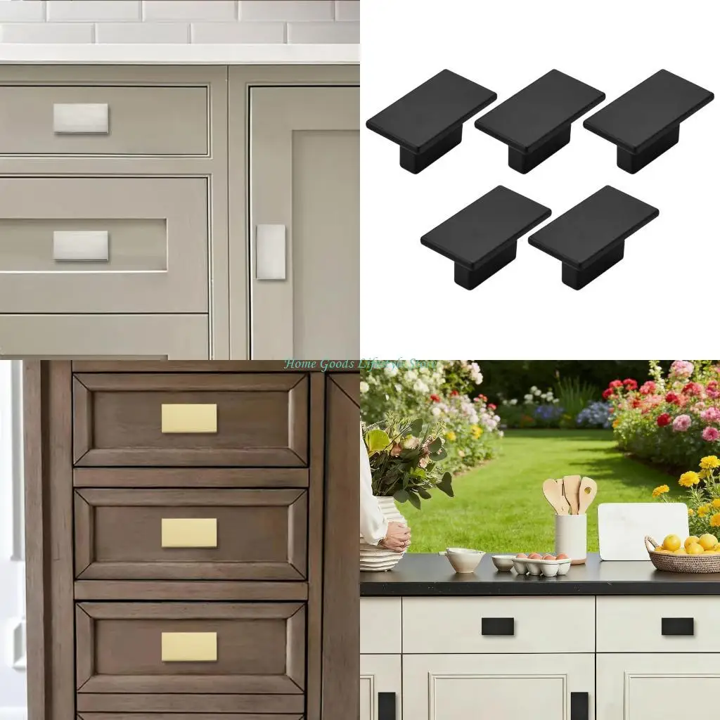 

E74E 5pack Fashion Gold Cabinet Handle Elegant Cup Drawer Pulls Traditional Furniture Handles For Home Improvement