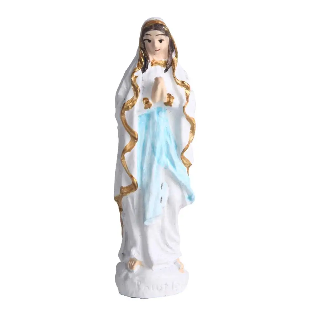 2,7 inch Mary-model voor tuindecoraties buiten, diorama-gebouw