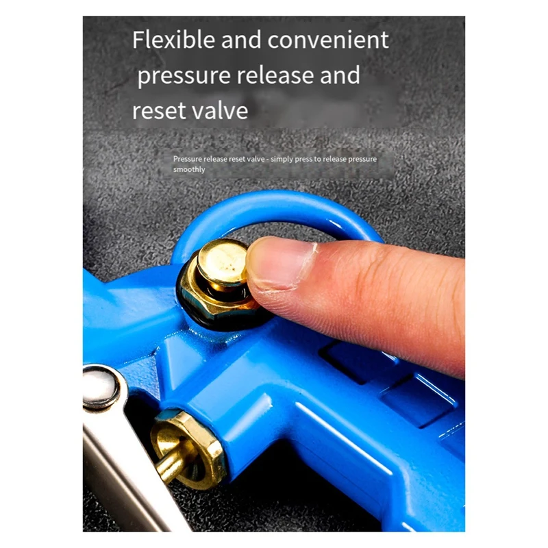 Super Sale Car Tyre Pressure Gauge Inflator Compressor Tool 0-255psi