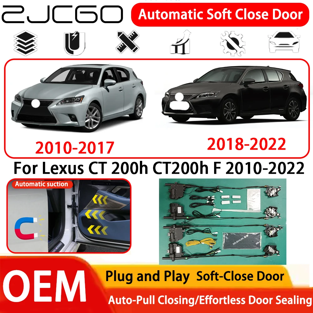 for Lexus CT 200h CT200h F 2010-2022 Car OEM Plug and Play Automatic Electric Soft Close Door Comfort Closing System