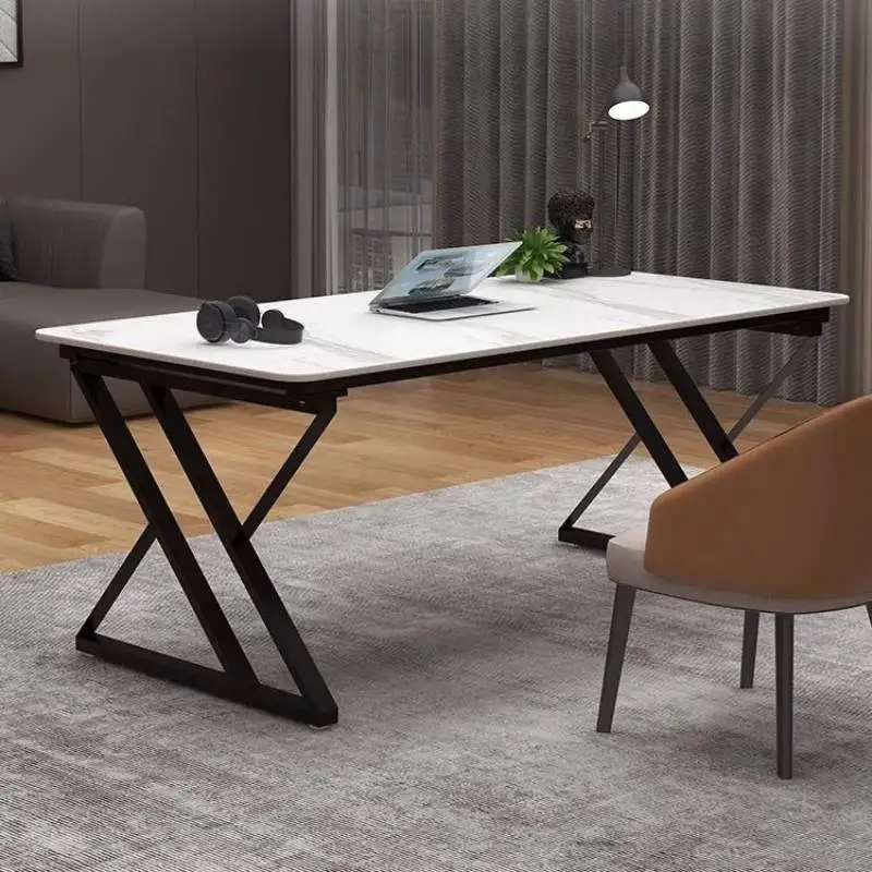 

White Desktop Executive Desk Organizer Luxury Big Laptop Study Executive Desk Computer Gaming Scrivania Office Furniture