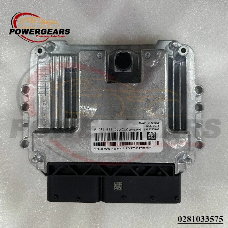 

0281033575 Новый ECU, оригинальная компьютерная плата двигателя, электронный блок управления, подходит для EDC17C81