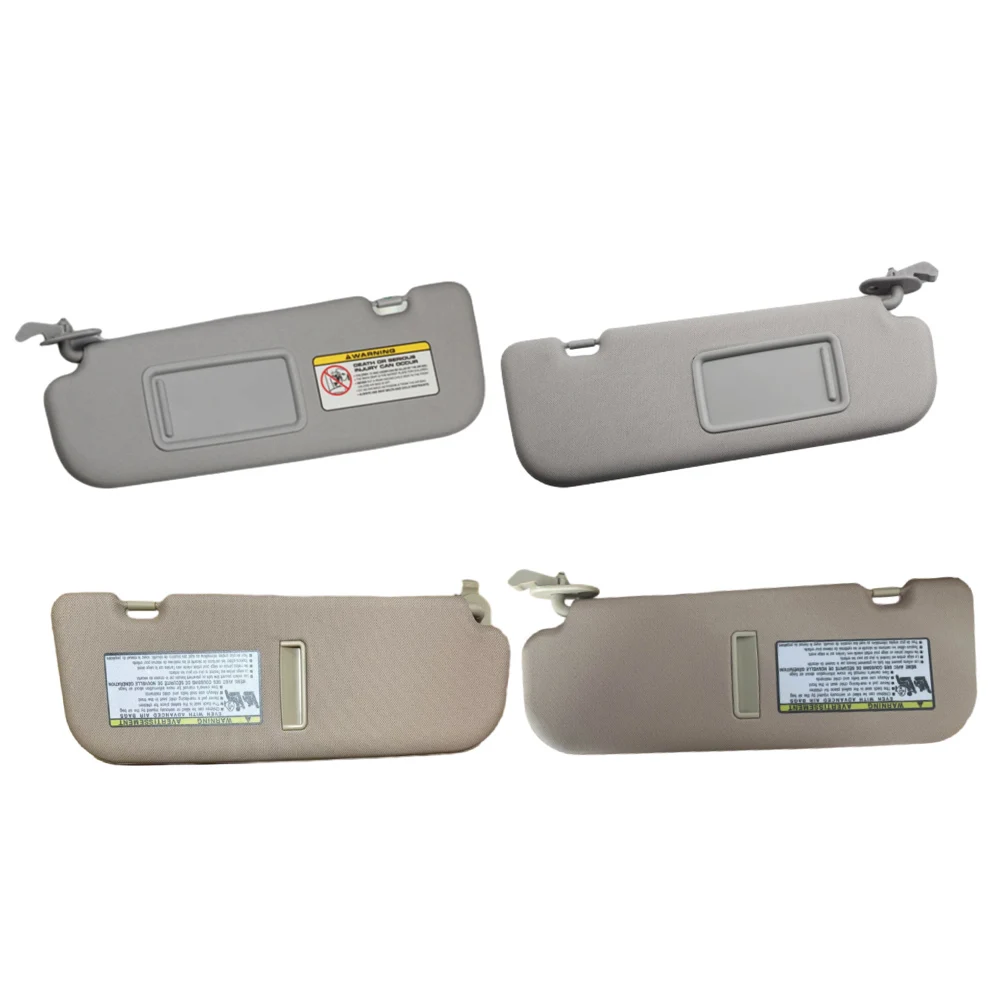 

Grey Beige Car Sunvisor Sunshield Sun Visor with Mirror for Hyundai Elantra 2011 2012 2013-2015 Left Hand Drive 852103X000TX