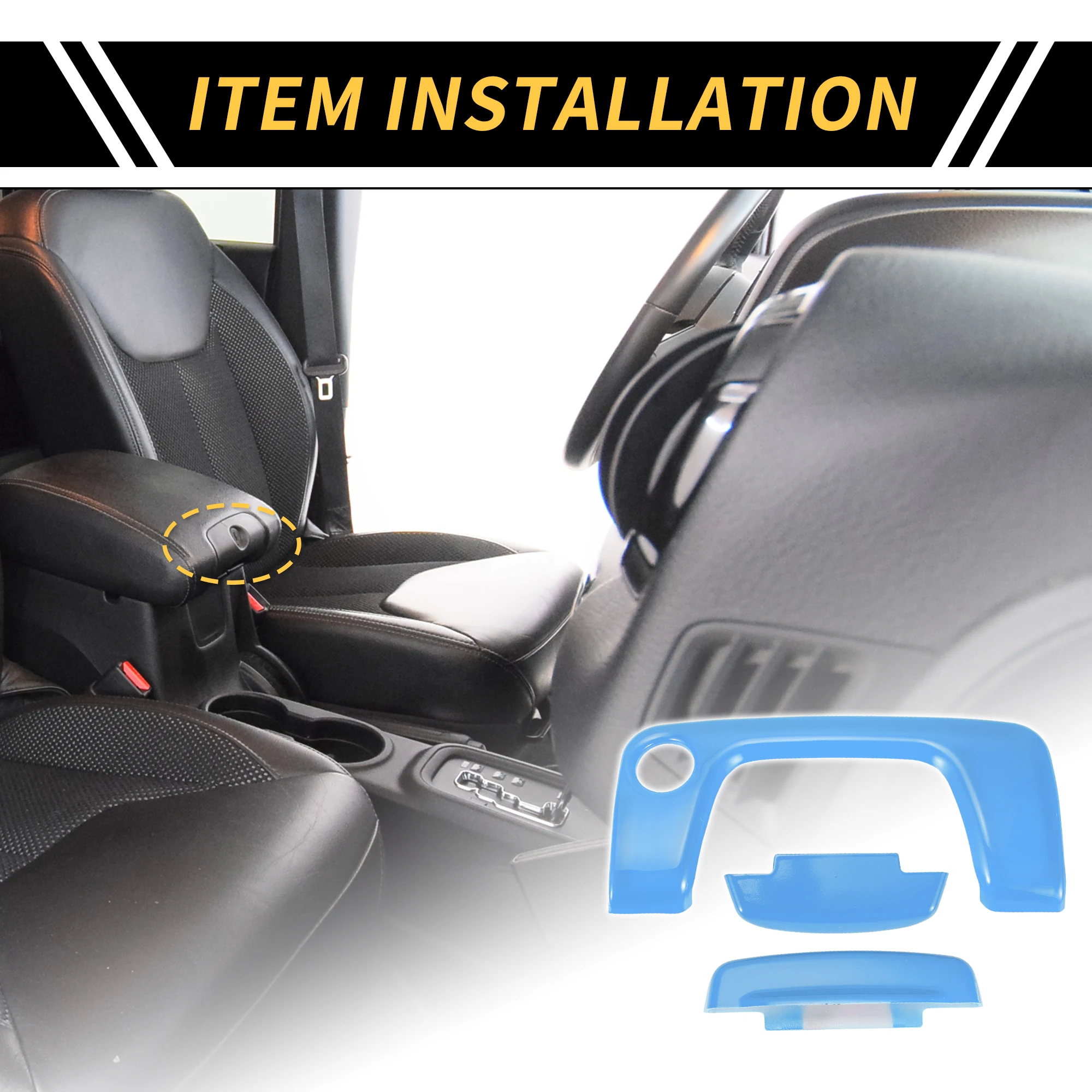 

UXCELL крышка переключателя подлокотника центральной консоли для Jeep Wrangler JL JLU светло-голубой