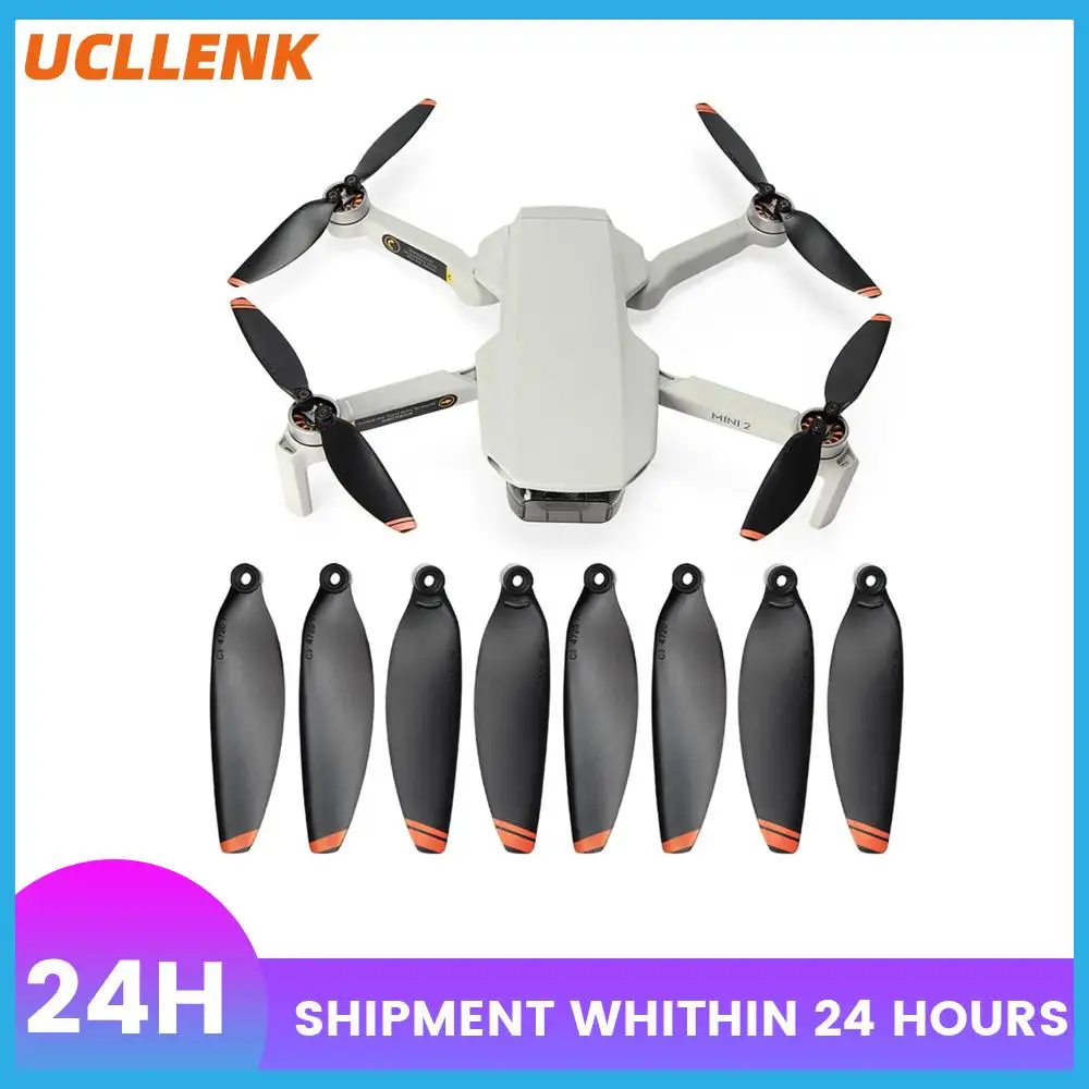 Малошумный пропеллер для Mavic Mini 2/MiniSE, реквизит, сменные лопасти, вентиляторы, запасные части для DJI Mini SE, аксессуары Малошумный пропеллер для Mavic Mini 2/MiniSE, реквизит, сменные лопасти, вентиляторы, запасные части для DJI Mini SE, аксессуары