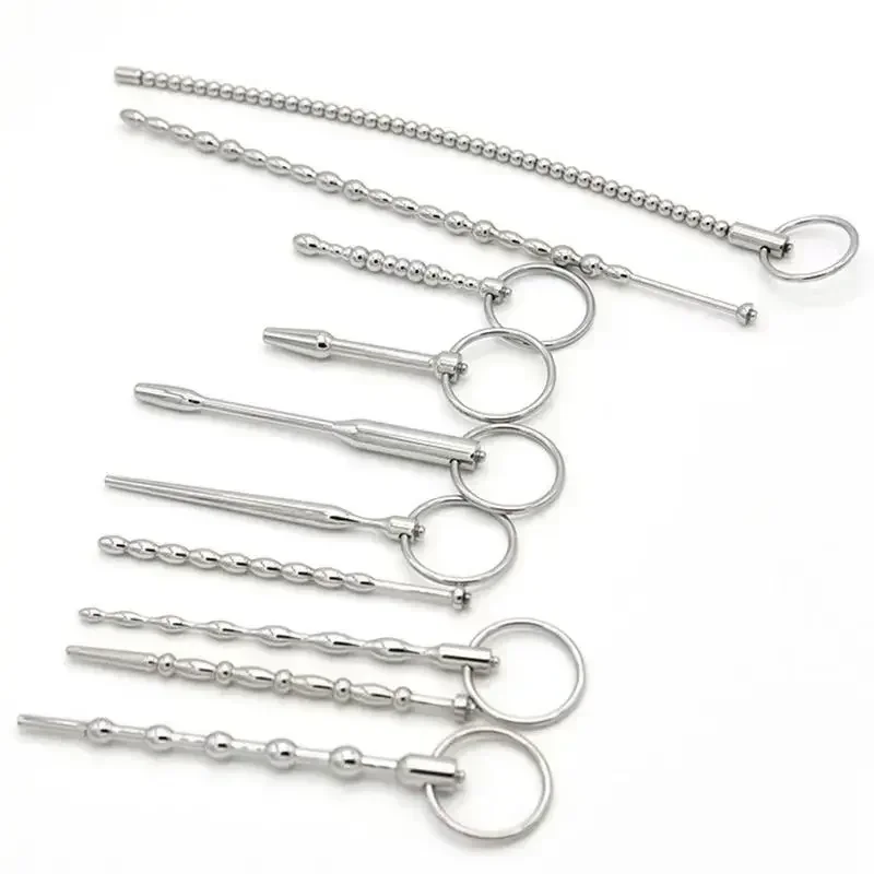 Medical Themed Toys Urethral Sound Stimulation Massage Masturbator Electric Shock Urethral Dilator Penis Plug Sex Toys For Male